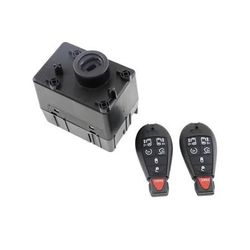 Chrysler Dodge 2008-2010 Wireless Key Ignition Sensor Replacement With 2 Fobs  