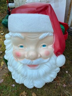 36”H Santa face blow mold ex cond
