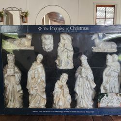 Robert Stanley Nativity Promise Of Christmas Deluxe Large 12” Figures