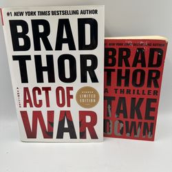 Brad Thor Novels Set Of 2 Books Limited Edition Signed