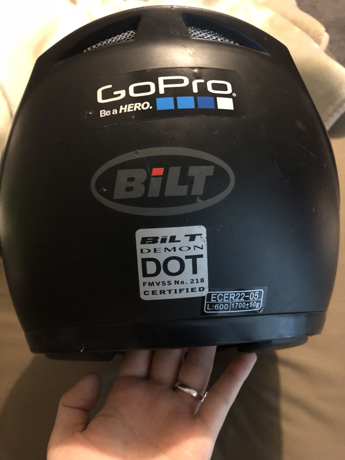 Bilt demon motorcycle helmet
