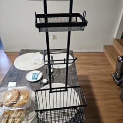 Toilet Paper Stand With Baskets