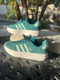 Adidas platform tennis shoes
