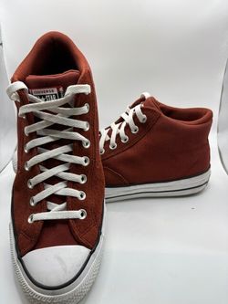 Rust Red Converse Chuck Taylor All Star High Top Sneakers