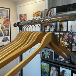 11 New Wooden Shirt Hangers