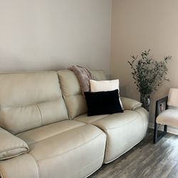 White Couch From Living Spaces