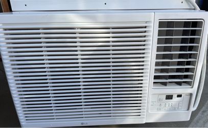 LG 12,200 BTU 220-V Window AC Unit w/ Heater
