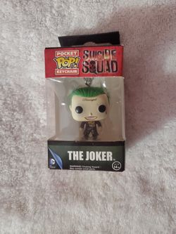 Pocket Keychain Key Chain Of Harley Quinn & The Joker