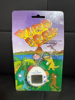 Dino Park" virtual breeding game electronic pet keychain