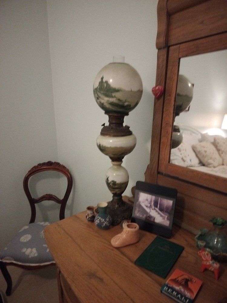 Antique Oil Lamp
