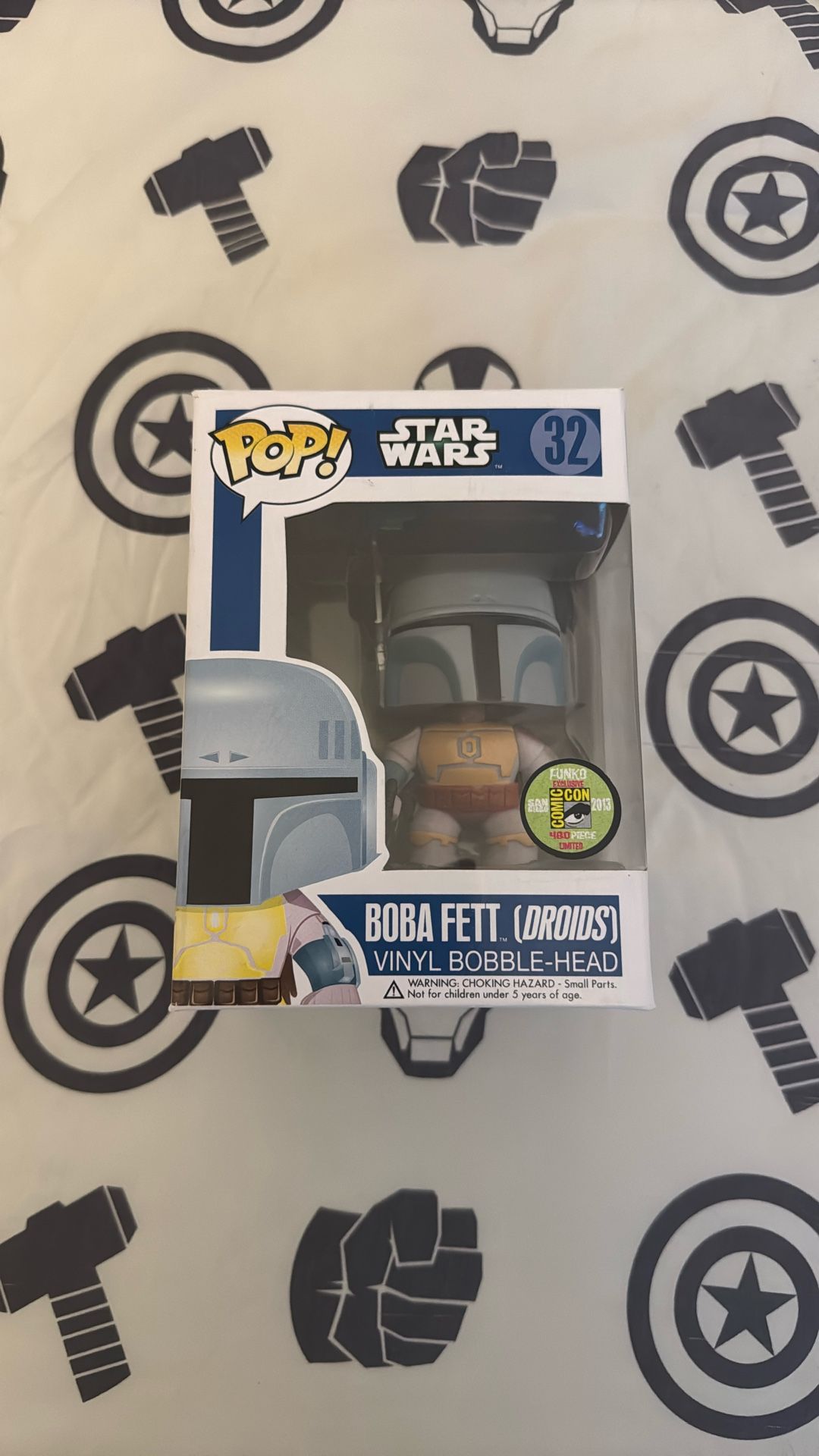 Funko pop Star Wars Boba Fett SDCC