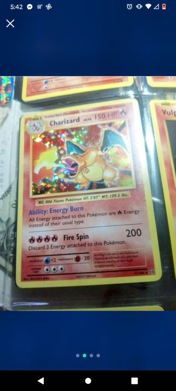 $400 Charizard Holo