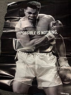 muhammed ali adidas poster