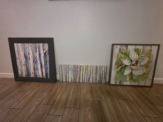 Set of 3 Wall Art Pieces – Excellent Condition