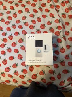 Ring door bell and security camera