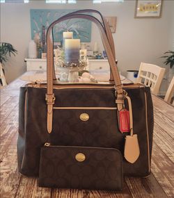Coach Handbag and Wallet - SET ONLY