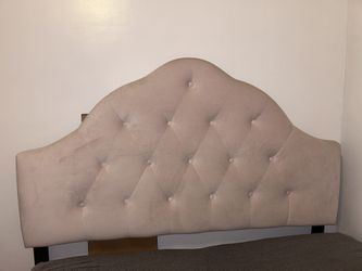Light Pink Tufted Headboard