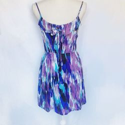 Cute pattern print summer dress