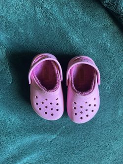 Pink Crocs