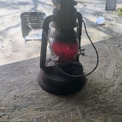 Old Railroad Signal Lantern