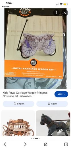 Halloween Kids Royal Carriage Wagon Kit