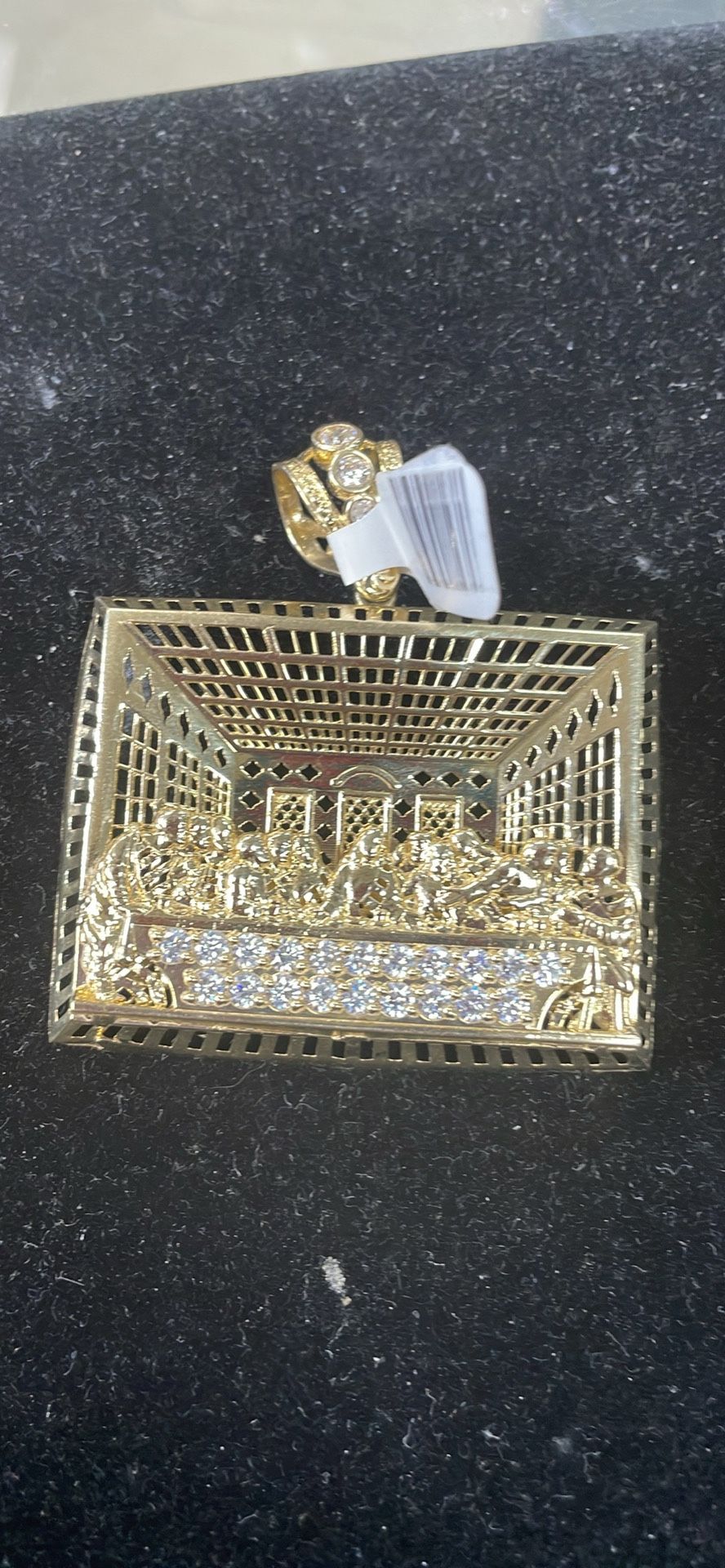 Last Supper Gold Pendant 