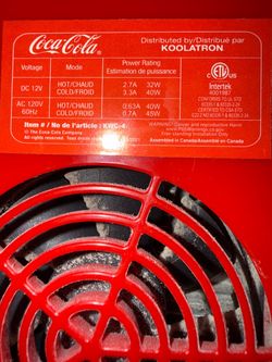 Co-cola mini fridge