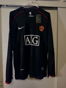 Manchester United Nike Away Long Sleeve Jersey AIG