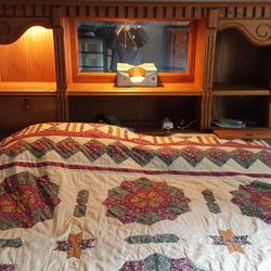 Solid Oak Bed 