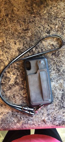 Grey iPhone XR cell phone case