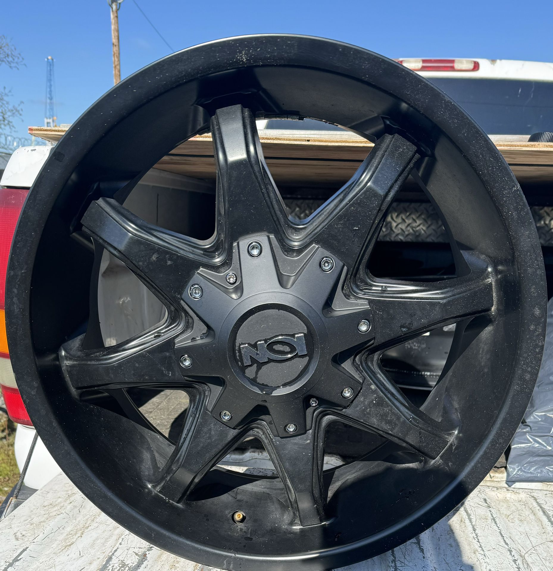 20x9 20” Black 5x139.7 5.5 & 5x150 5 Lug Rims Wheels 