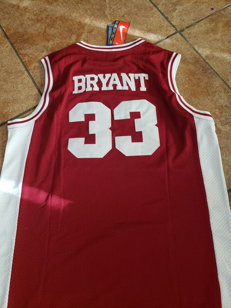 Lakers kobe bryant high school jersey size small to 2xl