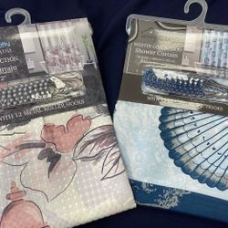 Shower Curtain W/ Hooks
