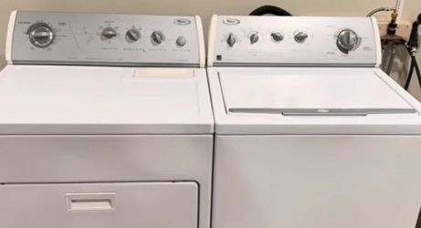 MATCHING WHIRLPOOL WASHER AND DRYER! GOOD WORKING CONDITION! CAN DELIVER! NO SCAMS PLEASE! ASKING $300