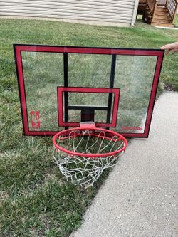 SPALDING Basketball Backboard & Rim Combo 44" NBA Shatter-Proof Polycarbonate