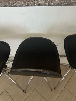 Tall leather chair