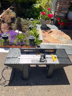 Craftsman router table