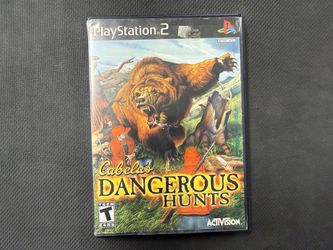Cabela's Dangerous Hunts (Sony PlayStation 2, 2003) Complete with Manual PS2