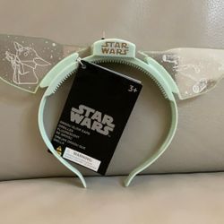 New Disney Star Wars Grogu Light Up Ears Headband
