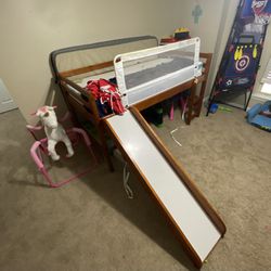 Loft Bed W/Slide