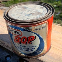Gunk B.O.P. One Pint Can. Vintage Rare. 