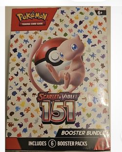 pokemon 151 & prismatic sealed 6 pack booster box