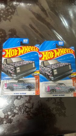 Hotwheels 83 Silverado black widow
