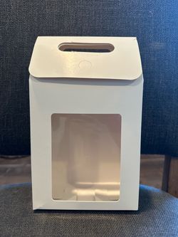 20 White Gift Boxes with Window