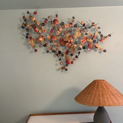 Curtis Jere “raindrops” Hand Made Wall Sculpture 