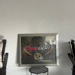 Saints Coors Light Vintage Mirror