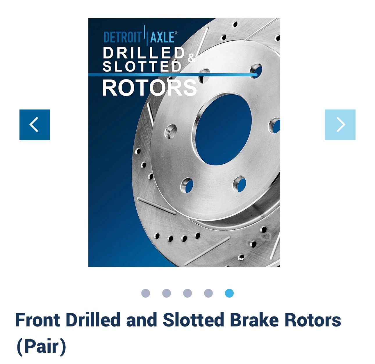 Front Rotors GM And More -See Pictures