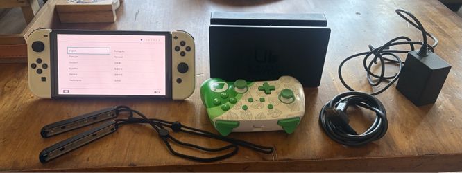 Nintendo Switch OLED with Dock and Controller