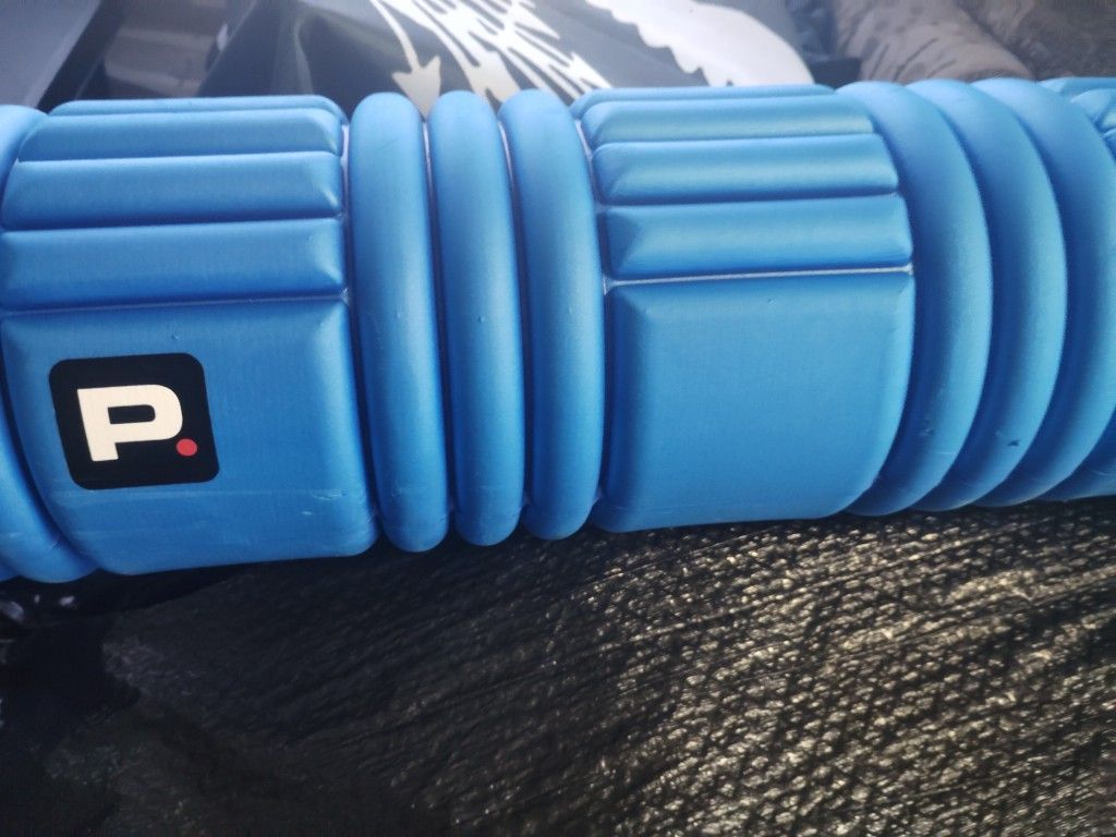 Blue Foam Roller.