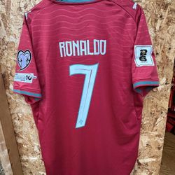 Cristiano Ronaldo Portugal 2026 World Cup Home Jersey - Size L